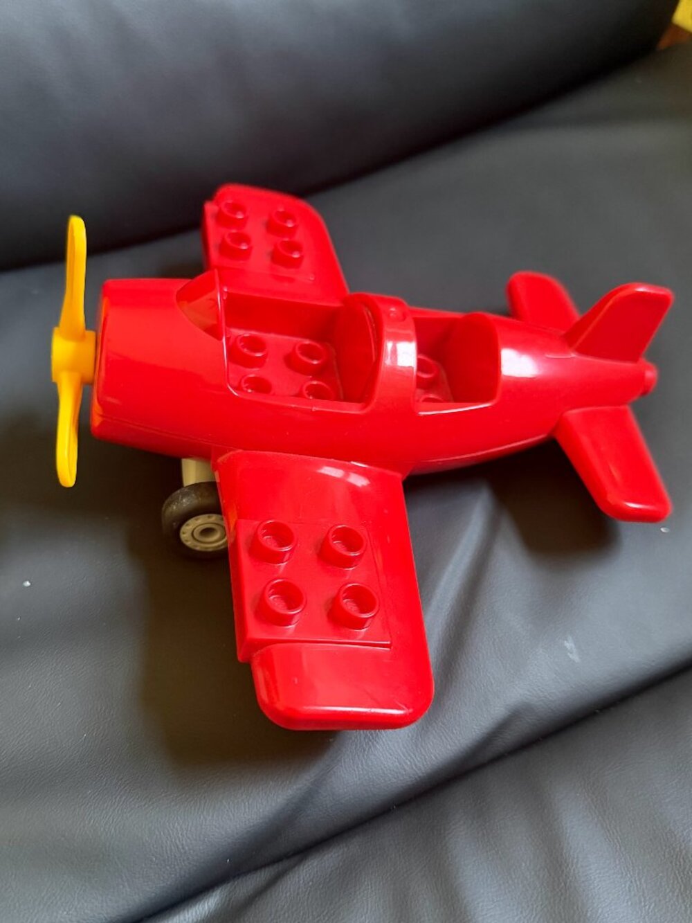 LEGO Duplo 2007 My First Plane Airplane Red, Yellow Propeller